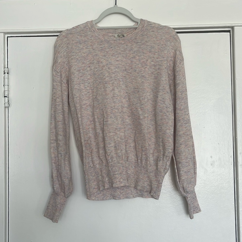 Henley light Pink Sweater